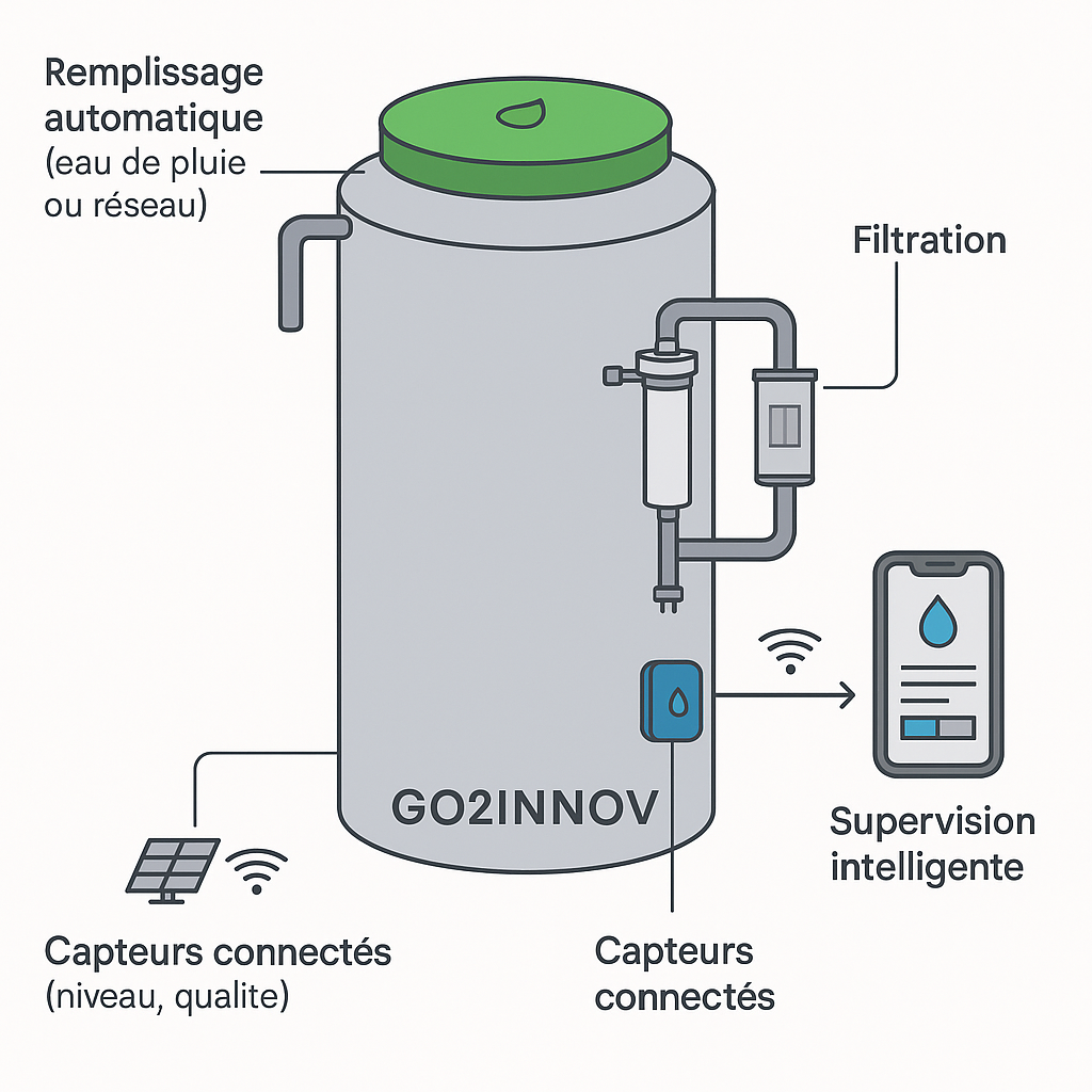 GO2INNOV — détail bloc de filtration